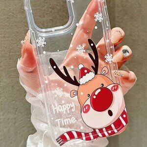 Brand New iPhone 13 Pro Max Case – Rudolph Reindeer Design